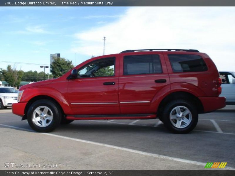 Flame Red / Medium Slate Gray 2005 Dodge Durango Limited