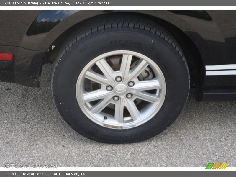 Black / Light Graphite 2008 Ford Mustang V6 Deluxe Coupe