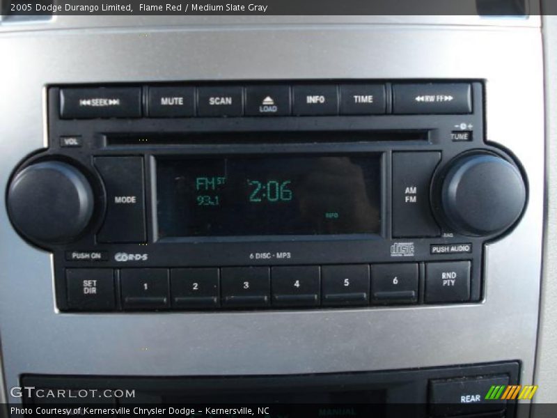 Flame Red / Medium Slate Gray 2005 Dodge Durango Limited