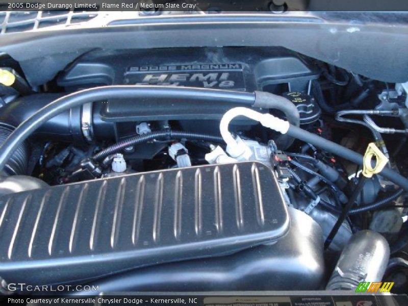 Flame Red / Medium Slate Gray 2005 Dodge Durango Limited