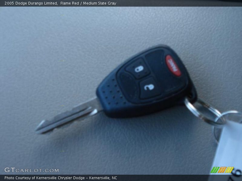 Flame Red / Medium Slate Gray 2005 Dodge Durango Limited
