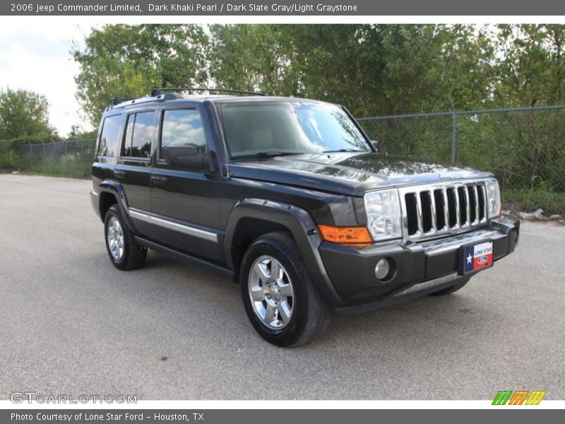 Dark Khaki Pearl / Dark Slate Gray/Light Graystone 2006 Jeep Commander Limited
