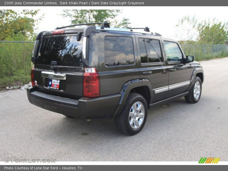 Dark Khaki Pearl / Dark Slate Gray/Light Graystone 2006 Jeep Commander Limited