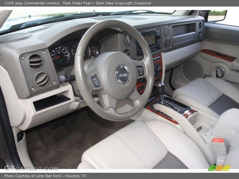 Dark Khaki Pearl / Dark Slate Gray/Light Graystone 2006 Jeep Commander Limited