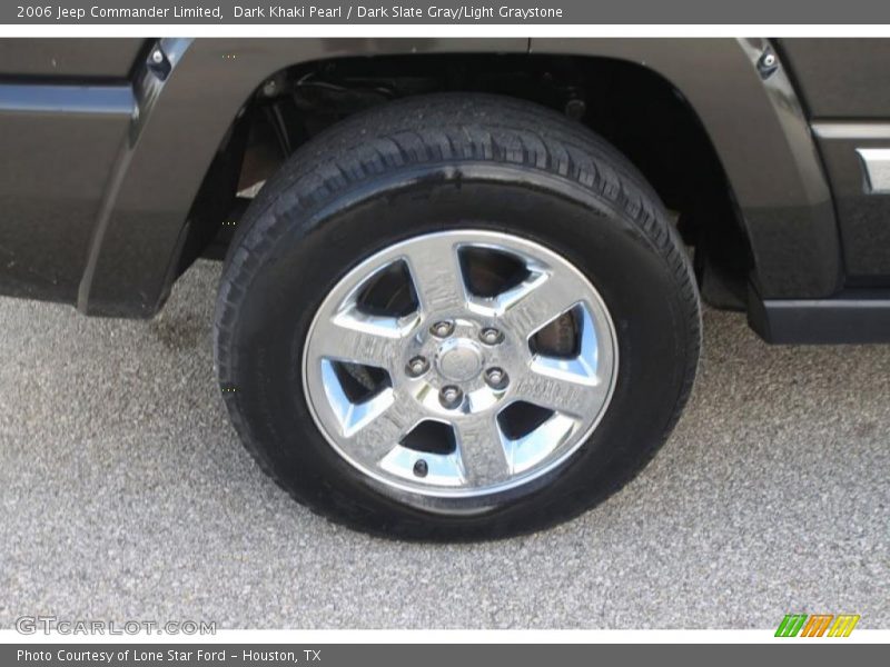 Dark Khaki Pearl / Dark Slate Gray/Light Graystone 2006 Jeep Commander Limited