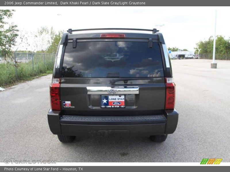 Dark Khaki Pearl / Dark Slate Gray/Light Graystone 2006 Jeep Commander Limited