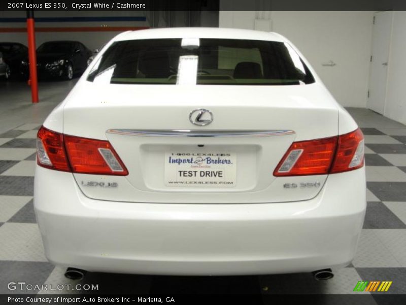 Crystal White / Cashmere 2007 Lexus ES 350