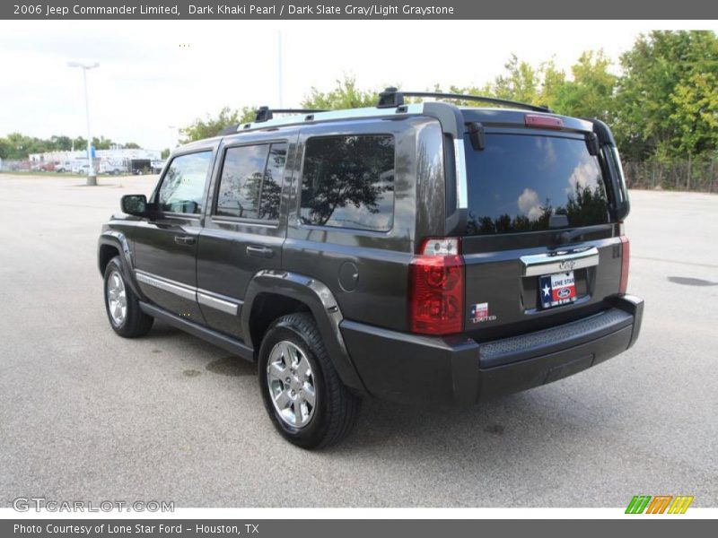 Dark Khaki Pearl / Dark Slate Gray/Light Graystone 2006 Jeep Commander Limited