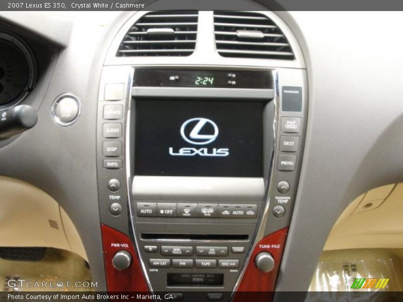 Crystal White / Cashmere 2007 Lexus ES 350