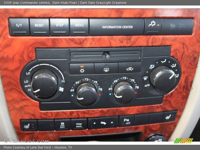 Dark Khaki Pearl / Dark Slate Gray/Light Graystone 2006 Jeep Commander Limited
