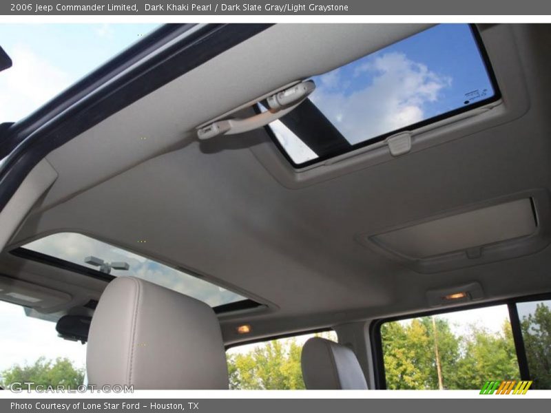 Dark Khaki Pearl / Dark Slate Gray/Light Graystone 2006 Jeep Commander Limited