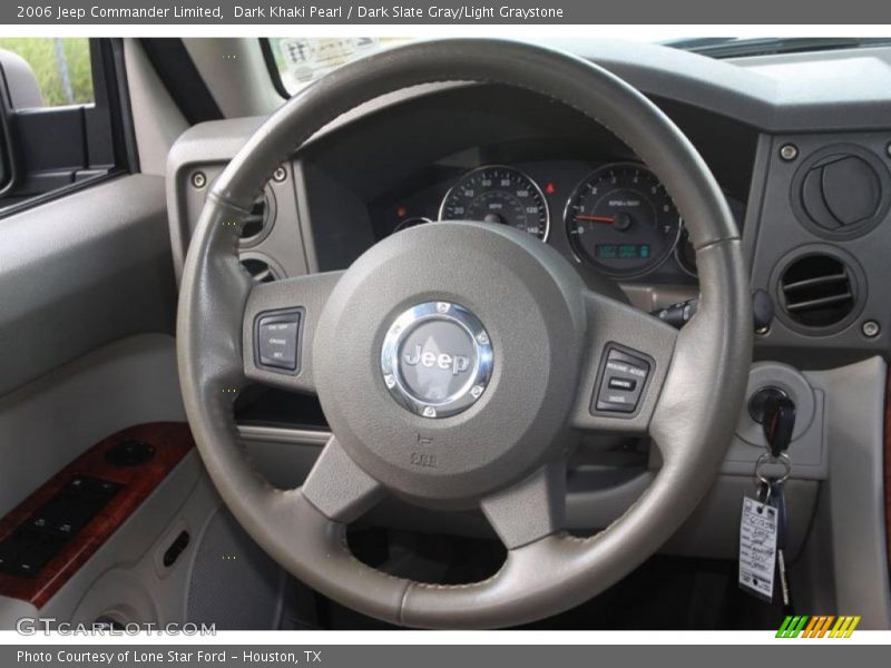 Dark Khaki Pearl / Dark Slate Gray/Light Graystone 2006 Jeep Commander Limited