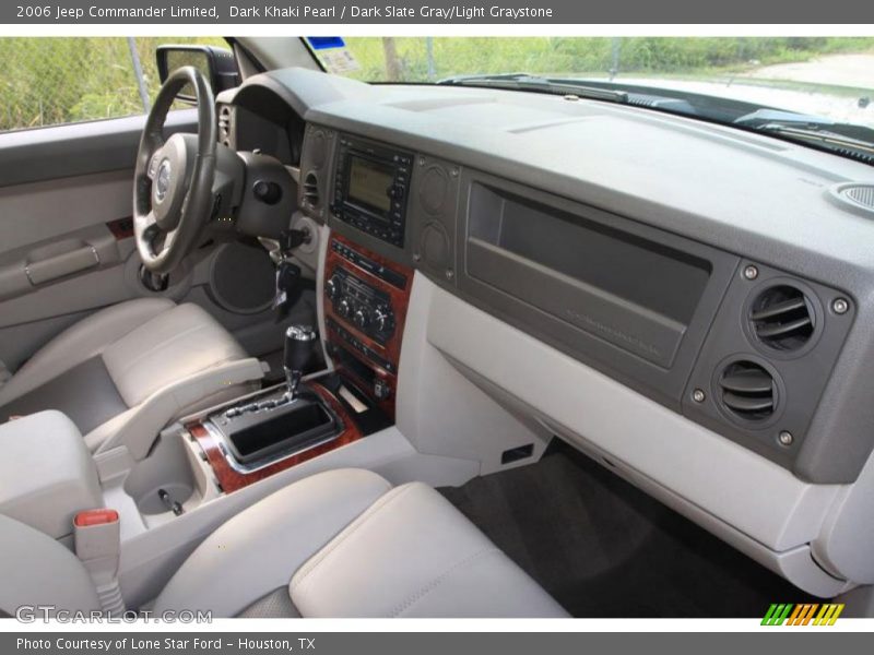 Dark Khaki Pearl / Dark Slate Gray/Light Graystone 2006 Jeep Commander Limited
