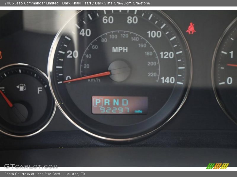 Dark Khaki Pearl / Dark Slate Gray/Light Graystone 2006 Jeep Commander Limited