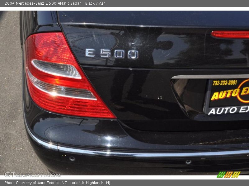 Black / Ash 2004 Mercedes-Benz E 500 4Matic Sedan