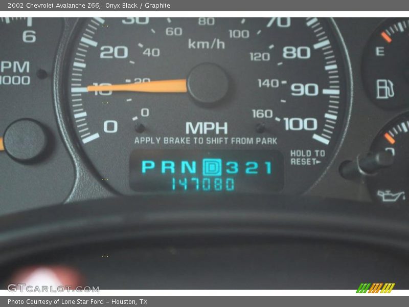 Onyx Black / Graphite 2002 Chevrolet Avalanche Z66