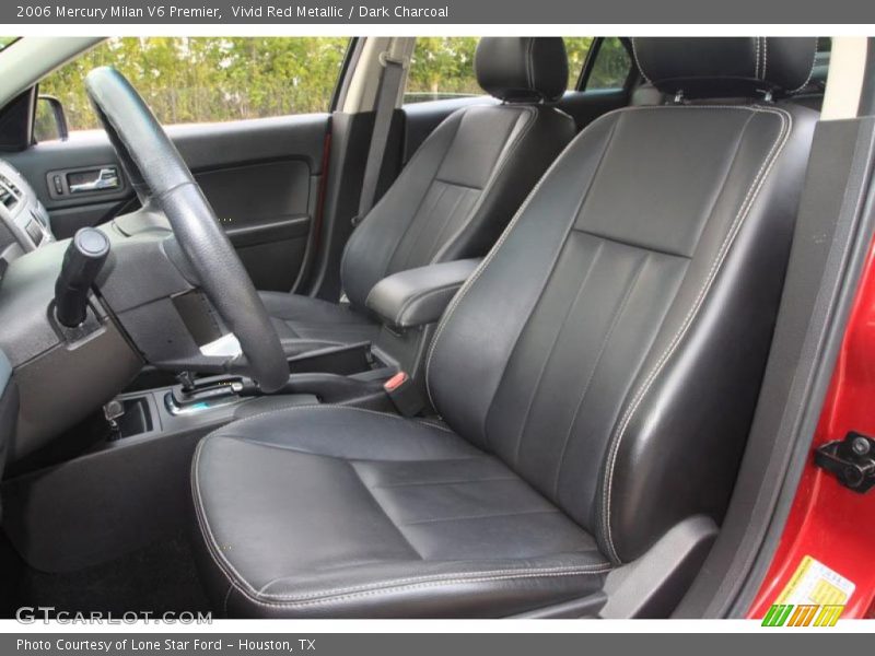 Vivid Red Metallic / Dark Charcoal 2006 Mercury Milan V6 Premier