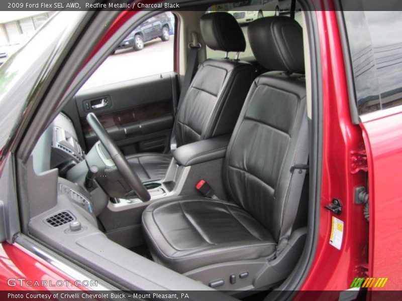 Redfire Metallic / Charcoal Black 2009 Ford Flex SEL AWD