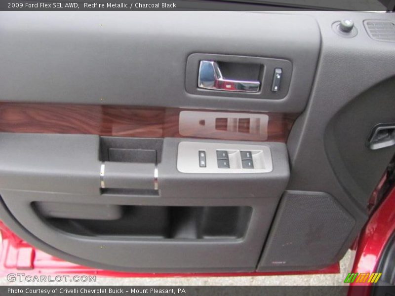 Redfire Metallic / Charcoal Black 2009 Ford Flex SEL AWD
