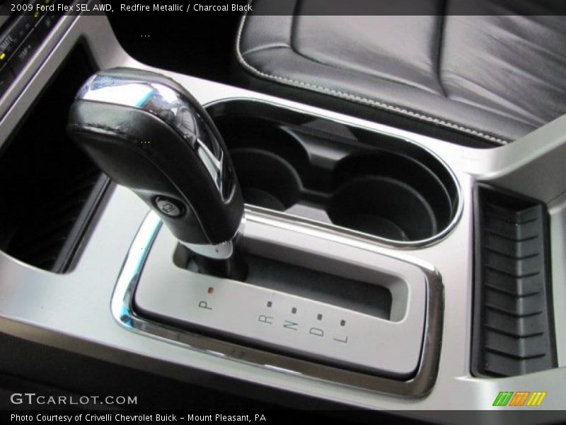 Redfire Metallic / Charcoal Black 2009 Ford Flex SEL AWD