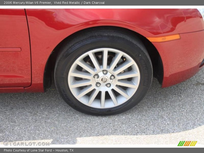Vivid Red Metallic / Dark Charcoal 2006 Mercury Milan V6 Premier
