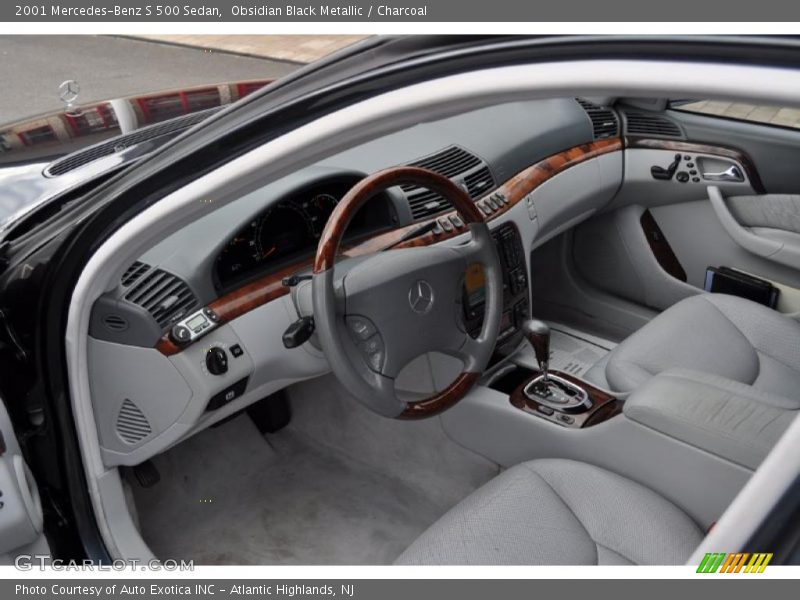 Obsidian Black Metallic / Charcoal 2001 Mercedes-Benz S 500 Sedan