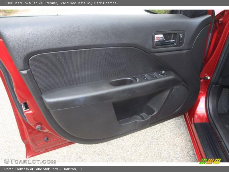 Vivid Red Metallic / Dark Charcoal 2006 Mercury Milan V6 Premier