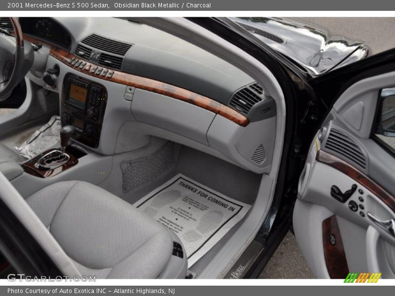 Obsidian Black Metallic / Charcoal 2001 Mercedes-Benz S 500 Sedan