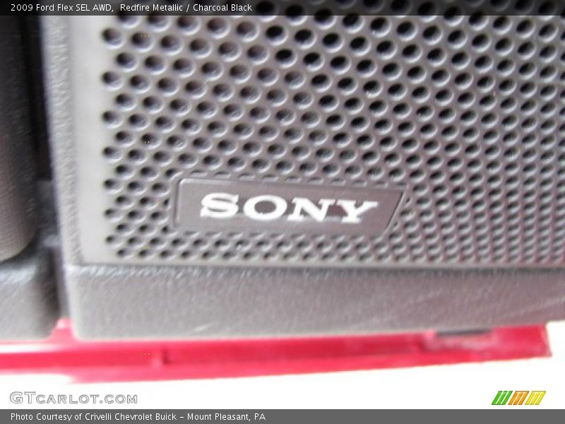 Redfire Metallic / Charcoal Black 2009 Ford Flex SEL AWD