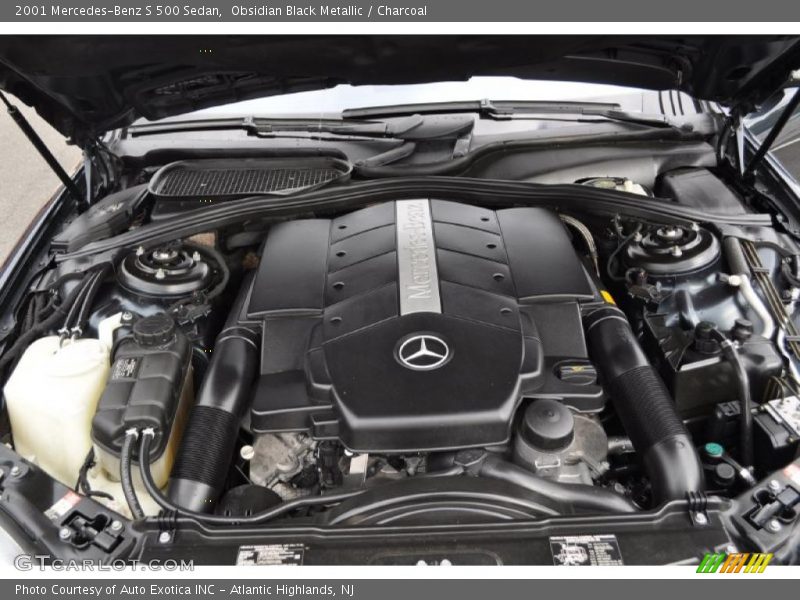 Obsidian Black Metallic / Charcoal 2001 Mercedes-Benz S 500 Sedan