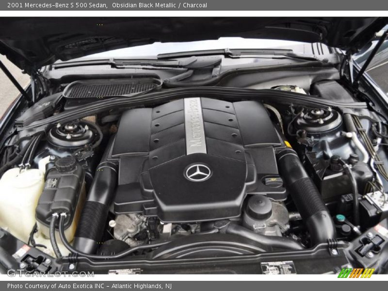 Obsidian Black Metallic / Charcoal 2001 Mercedes-Benz S 500 Sedan