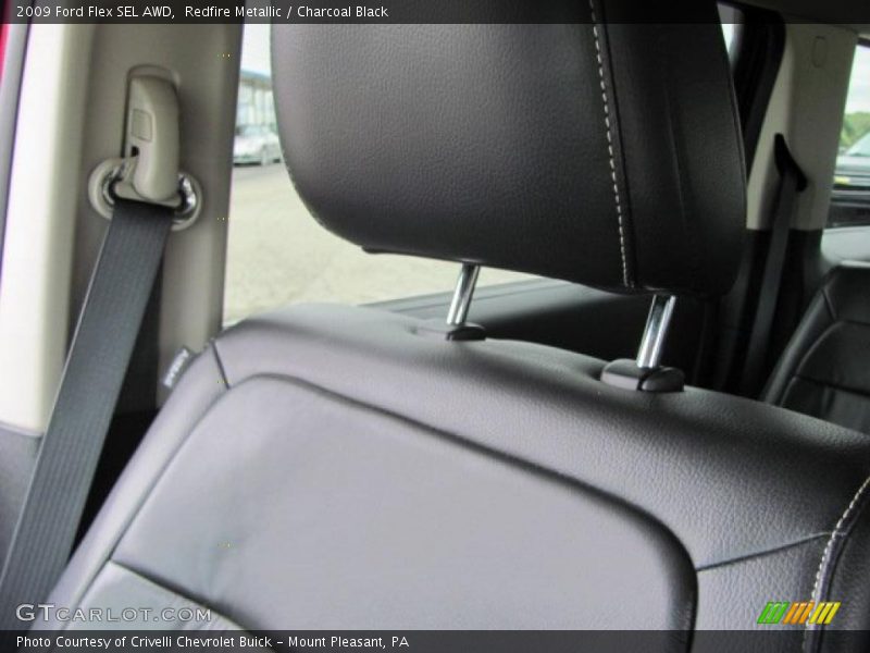 Redfire Metallic / Charcoal Black 2009 Ford Flex SEL AWD