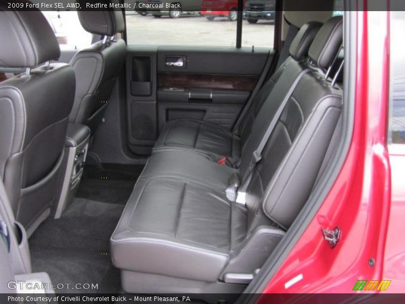 Redfire Metallic / Charcoal Black 2009 Ford Flex SEL AWD