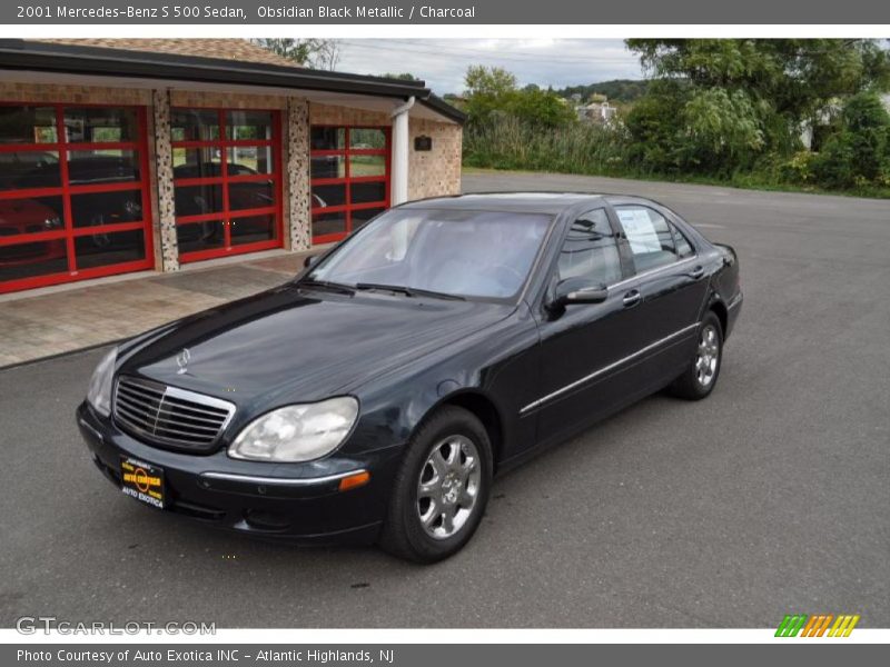 Obsidian Black Metallic / Charcoal 2001 Mercedes-Benz S 500 Sedan