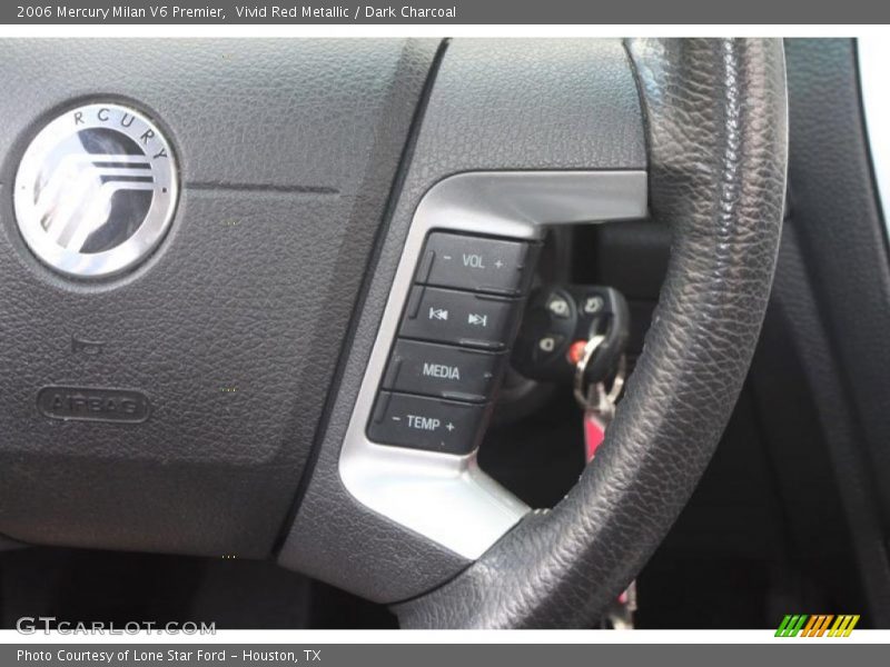 Vivid Red Metallic / Dark Charcoal 2006 Mercury Milan V6 Premier