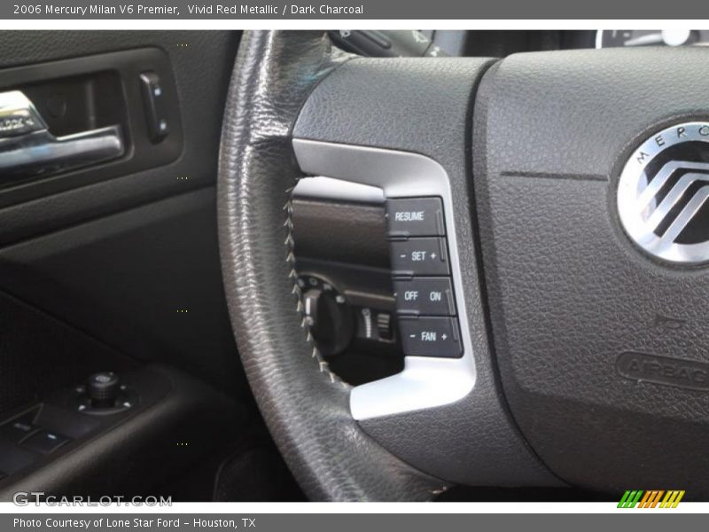 Vivid Red Metallic / Dark Charcoal 2006 Mercury Milan V6 Premier