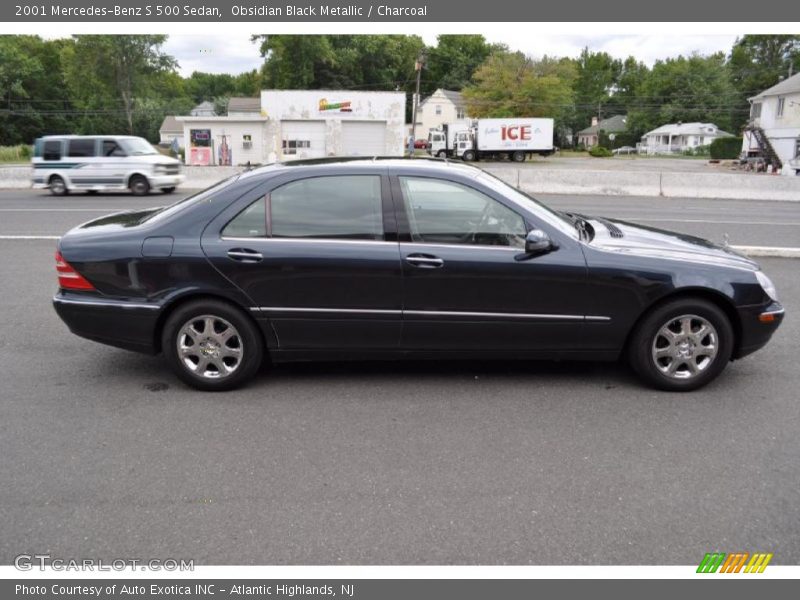 Obsidian Black Metallic / Charcoal 2001 Mercedes-Benz S 500 Sedan