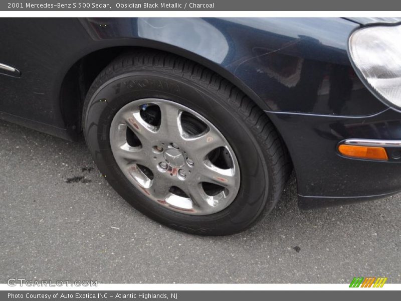 Obsidian Black Metallic / Charcoal 2001 Mercedes-Benz S 500 Sedan
