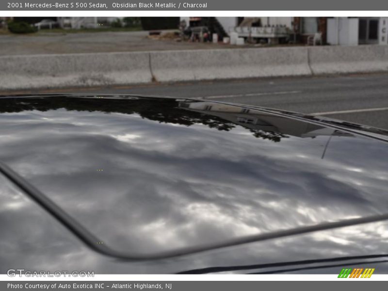 Obsidian Black Metallic / Charcoal 2001 Mercedes-Benz S 500 Sedan