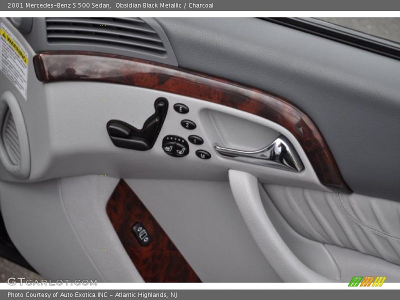 Obsidian Black Metallic / Charcoal 2001 Mercedes-Benz S 500 Sedan