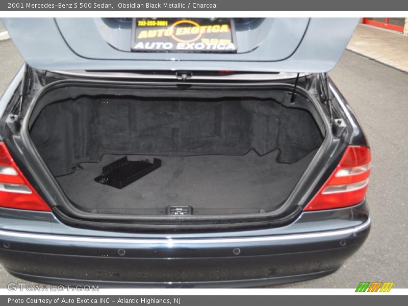 Obsidian Black Metallic / Charcoal 2001 Mercedes-Benz S 500 Sedan