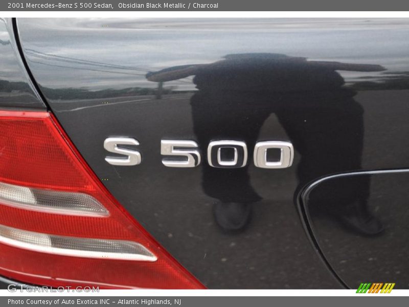 Obsidian Black Metallic / Charcoal 2001 Mercedes-Benz S 500 Sedan