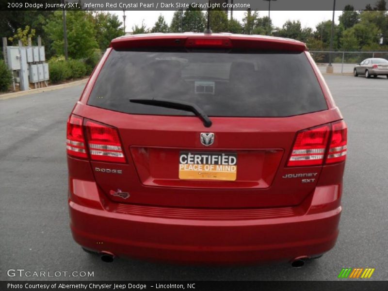 Inferno Red Crystal Pearl / Dark Slate Gray/Light Graystone 2009 Dodge Journey SXT