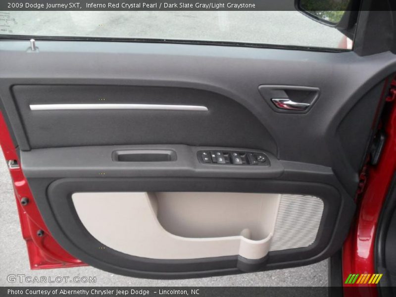 Inferno Red Crystal Pearl / Dark Slate Gray/Light Graystone 2009 Dodge Journey SXT