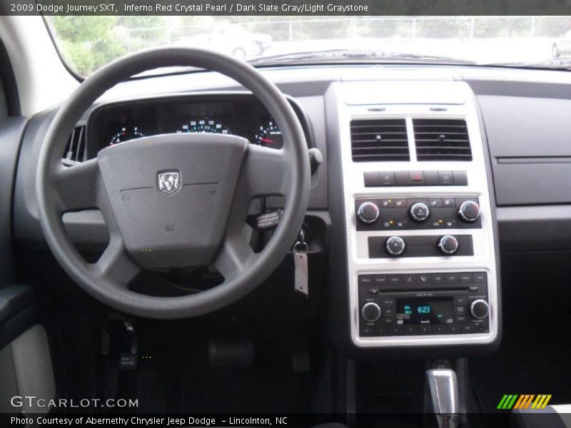 Inferno Red Crystal Pearl / Dark Slate Gray/Light Graystone 2009 Dodge Journey SXT