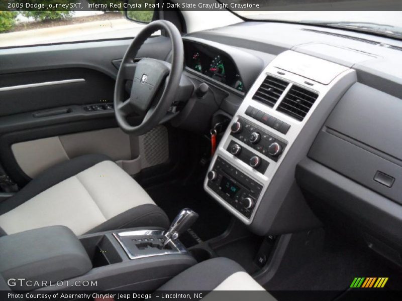 Inferno Red Crystal Pearl / Dark Slate Gray/Light Graystone 2009 Dodge Journey SXT
