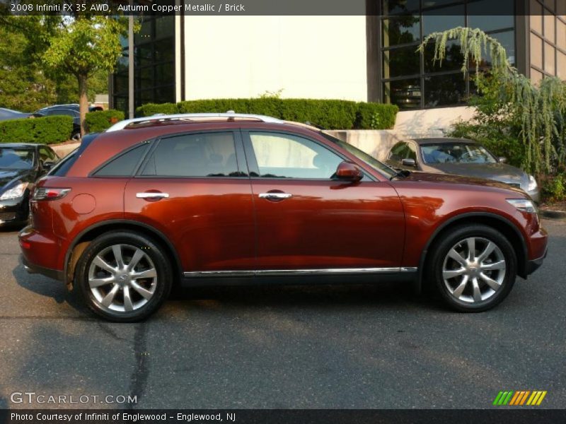 Autumn Copper Metallic / Brick 2008 Infiniti FX 35 AWD