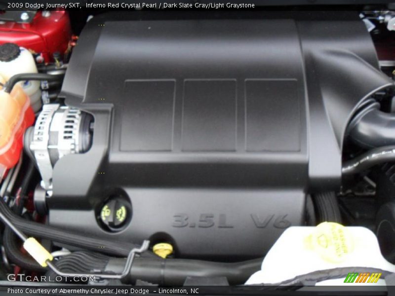 Inferno Red Crystal Pearl / Dark Slate Gray/Light Graystone 2009 Dodge Journey SXT