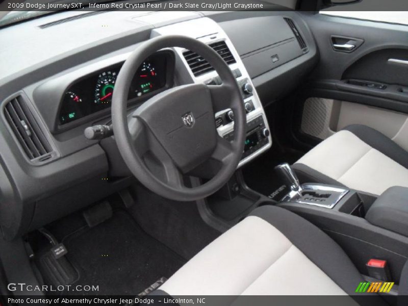 Inferno Red Crystal Pearl / Dark Slate Gray/Light Graystone 2009 Dodge Journey SXT