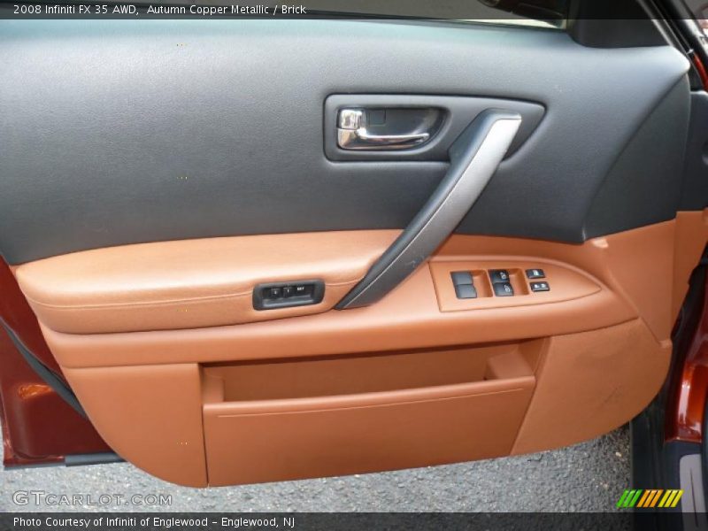 Autumn Copper Metallic / Brick 2008 Infiniti FX 35 AWD